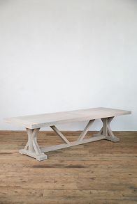 Slide View: 2: Trestle Teak Dining Table