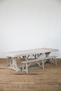 Slide View: 8: Trestle Teak Dining Table