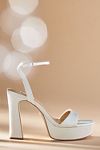 Thumbnail View 1: Badgley Mischka Caia Crystal Heart Platform Sandals