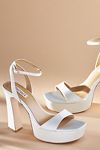 Thumbnail View 2: Badgley Mischka Caia Crystal Heart Platform Sandals