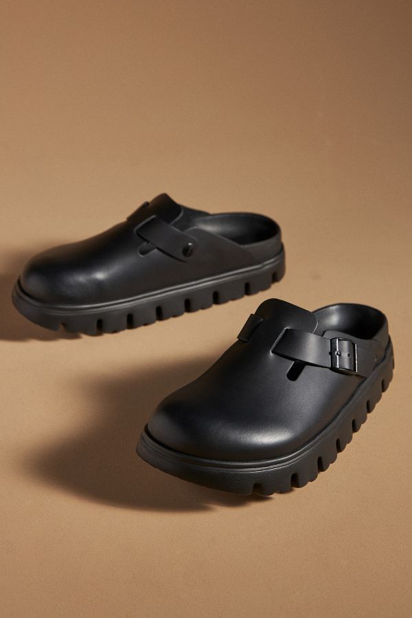 Slide View: 2: Birkenstock Boston Exquisite Chunky Clogs