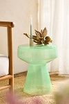 Thumbnail View 2: Colorful Glass Side Table, Wide