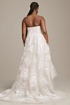 Thumbnail View 8: Watters Arien Strapless Corset Floral Appliqué A-Line Wedding Gown