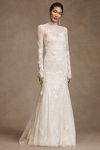 Thumbnail View 1: Willowby by Watters Serene Long-Sleeve Lace Wedding Gown