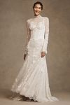 Thumbnail View 4: Willowby by Watters Serene Long-Sleeve Lace Wedding Gown