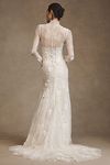 Thumbnail View 5: Willowby by Watters Serene Long-Sleeve Lace Wedding Gown