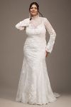 Thumbnail View 9: Willowby by Watters Serene Long-Sleeve Lace Wedding Gown