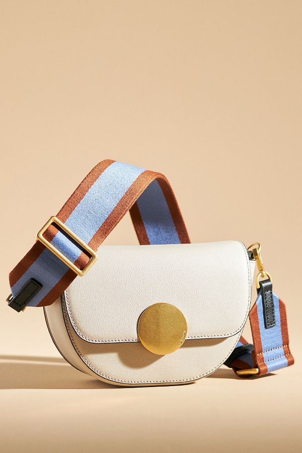 Slide View: 1: Oryany Lottie Leather Crossbody Bag