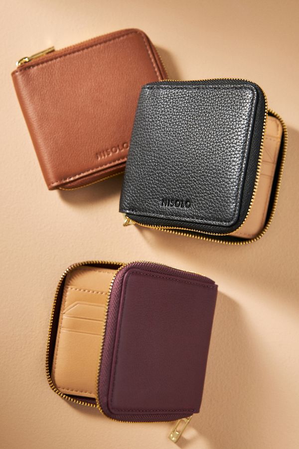 Slide View: 2: Nisolo Remi Zip Wallet