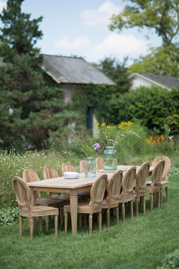 Slide View: 5: Palladio Reclaimed Teak Dining Table