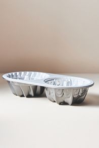 Slide View: 2: Nordic Ware Bundt Duet Pan