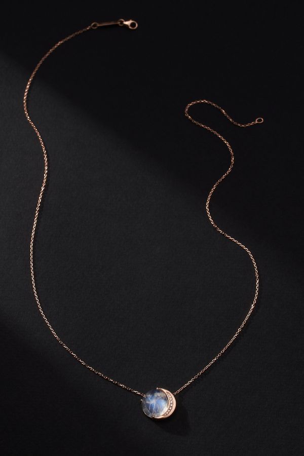 Slide View: 1: Sirciam Jewelry Moon Phase Necklace