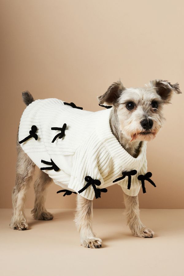 Slide View: 2: 3D Motif Pet Sweater