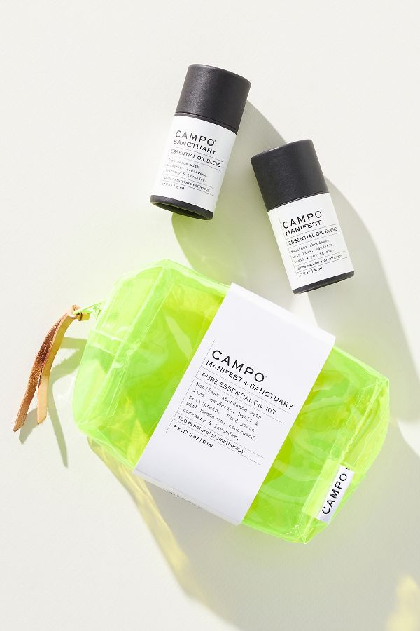 Slide View: 1: CAMPO MANIFEST + SANCTUARY Pure Essential Oil Kit