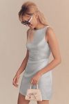 Thumbnail View 3: BHLDN Alice High-Neck Stretch Satin Mini Dress