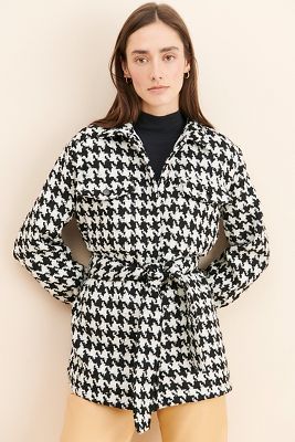 4SI3NNA Khari Houndstooth Jacket