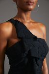 Thumbnail View 3: Ruffled One Shoulder Mini Dress