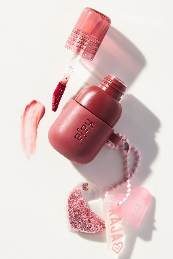 Slide View: 1: Kaja Beauty Jelly Charm Glazed Lip Stain & Blush Keychain