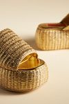 Thumbnail View 3: SIMONMILLER Cloudy Raffia Platform Slide Sandals