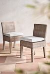 Thumbnail View 2: Ridgeline Wicker + Teak Side Chairs, Set of 2