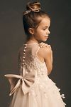 Thumbnail View 5: Princess Daliana Sparkle Appliqué Flower Girl Dress