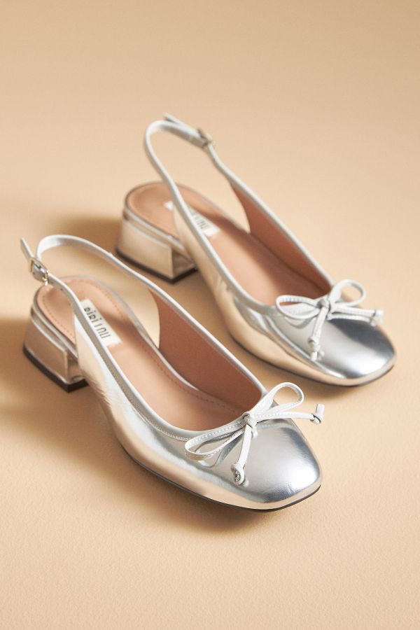 Slide View: 5: Bibi Lou Suzy Slingback Heels