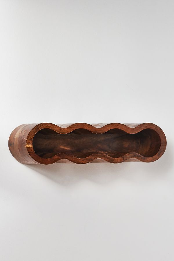 Slide View: 2: Wavy Wall Wine Rack