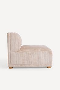 Slide View: 5: Corduroy Celine Modular Armless Chair