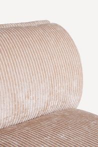 Slide View: 3: Corduroy Celine Modular Armless Chair