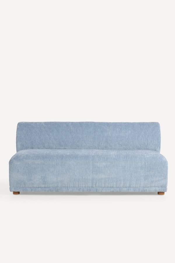 Slide View: 2: Corduroy Celine Modular Armless Sofa