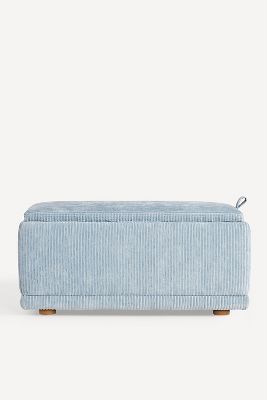 Corduroy Celine Small Storage Ottoman