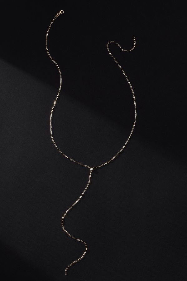 Slide View: 1: Rachel Reid Jewelry Y-Chain Necklace