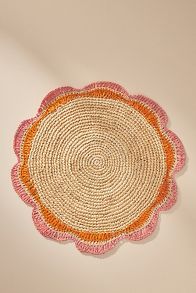 Slide View: 3: Handwoven Garden Party Placemat