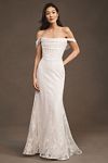 Thumbnail View 1: Watters Emilia Strapless Corset Wedding Gown