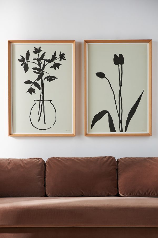 Slide View: 3: Tiptoe Three Wall Art