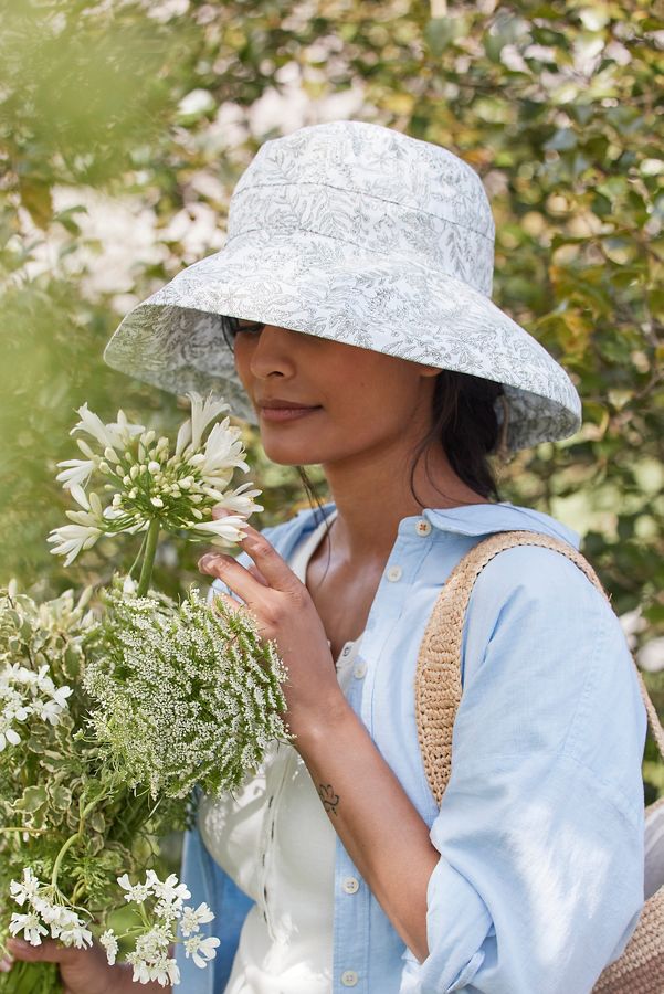 Slide View: 1: Botanical Cotton Crusher Hat