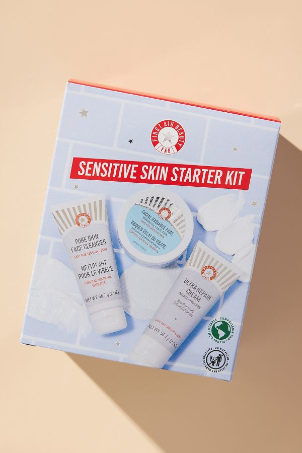 Slide View: 2: First Aid Beauty Sensitive Skin Starter Set