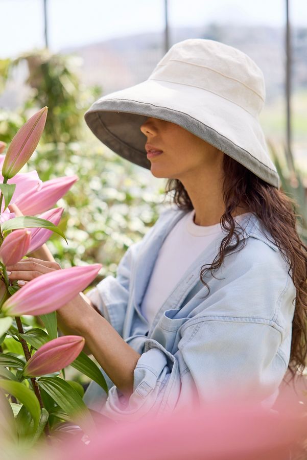 Slide View: 1: Two-Tone Cotton Crusher Hat