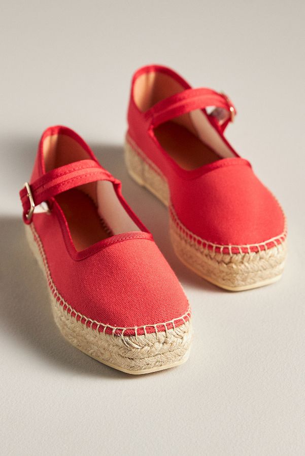 Slide View: 3: Maeve Mary Jane Espadrille Flats