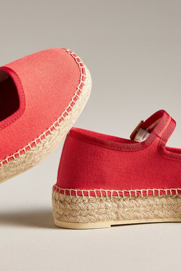 Slide View: 4: Maeve Mary Jane Espadrille Flats