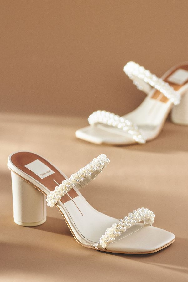 Slide View: 2: Dolce Vita Noel Pearl Heels