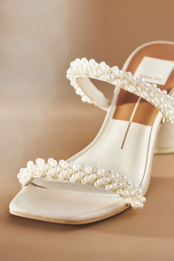 Slide View: 3: Dolce Vita Noel Pearl Heels