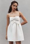 Thumbnail View 1: Sachin & Babi Sloane Taffeta Double-Bow Pleated Mini Dress