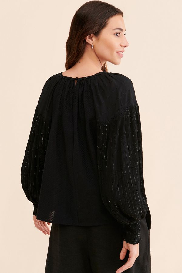 Slide View: 2: Conditions Apply Miranda Peasant Blouse