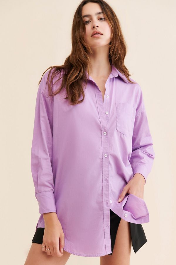 Slide View: 1: Maeve The Bennet Buttondown Tunic