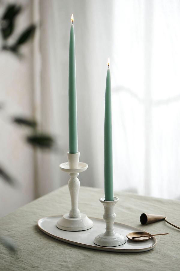 Slide View: 3: Unscented Taper Candle Set