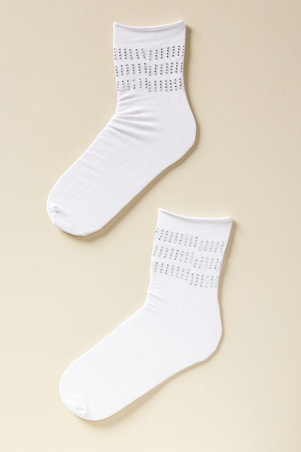 Slide View: 1: Cynthia Rowley Tall Sparkle Socks