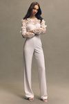 Thumbnail View 1: Dress the Population Mila Long-Sleeve Wide-Leg Jumpsuit