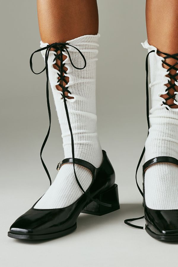 Slide View: 1: Maeve Mary Jane Block Heels