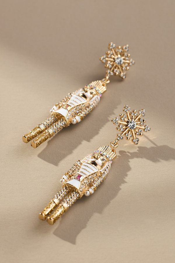 Slide View: 1: BaubleBar Nutcracker Night at the Ballet Drop Earrings